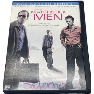 Matchstick Men A Ridley Scott Film DVD Nicholas Cage Sam Rockwell Alison READ